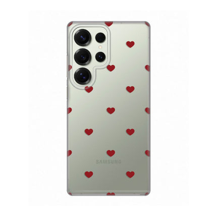 Maska za Samsung S938B Galaxy S25 Ultra Red Hearts Silikonska Print