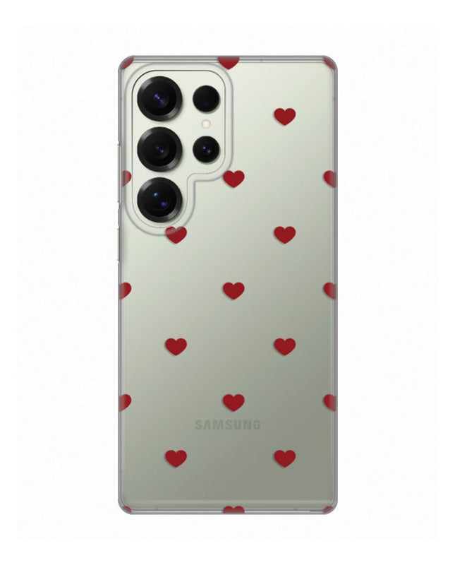 Maska za Samsung S938B Galaxy S25 Ultra Red Hearts Silikonska Print