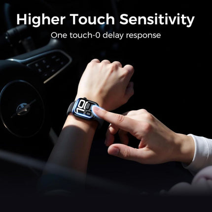 Zastitno staklo Tempered Glass Premium UV Glue Full Cover + Lampa za Apple Watch 10/11 46mm