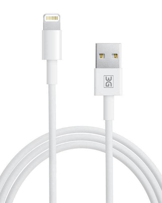 Data kabl L 3G USB na Lightning beli 1m