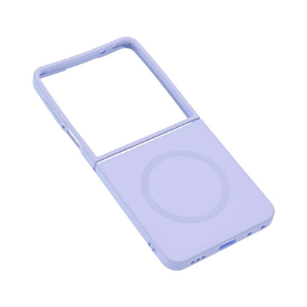 Maska za Samsung Galaxy Z Flip 8 Magsafe Elegant Fold ljubicasta