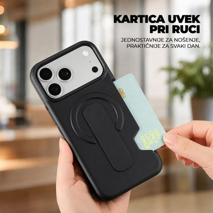 Maska za iPhone 17 Pro Max/18 Pro Max 6.9 zelena Magsafe GripCard