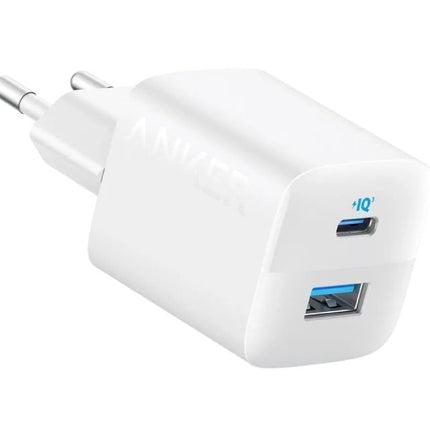 ANKER 323 33W USB-C zidni punjač 2-porta (USB-A i USB-C), bela