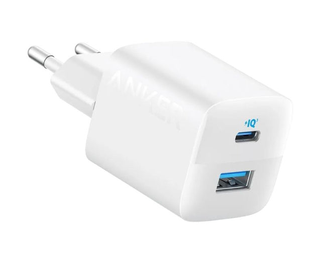 ANKER 323 33W USB-C zidni punjač 2-porta (USB-A i USB-C), bela