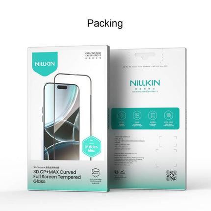 Zastitno staklo Tempered glass Nillkin 3D CP+Max za iPhone 16 Pro Max 6.9 crni