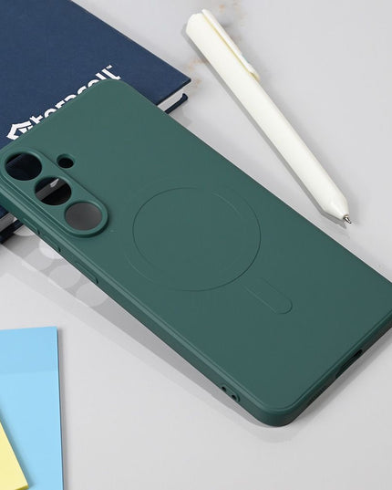 Maska za Samsung S731B Galaxy S25 FE tamno zelena Teracell Giulietta Magsafe