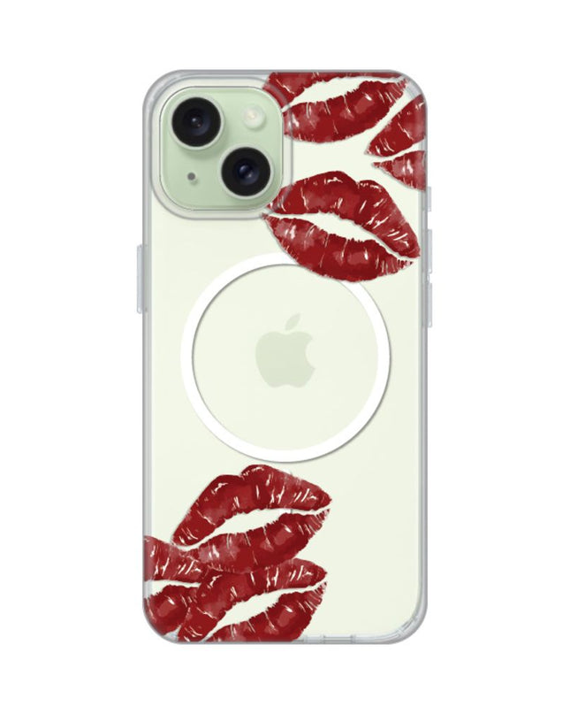 Maska za iPhone 15 6.1 Kisses Print Magsafe
