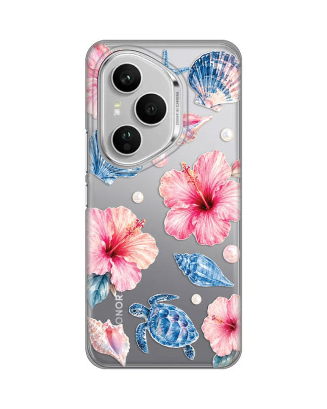 Maska za Honor 400 Pro Hibiscus Sea Silikonska Print Skin