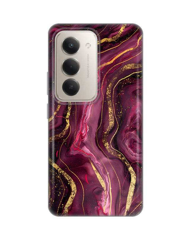 Maska za Xiaomi Redmi 15 4G Burgundy Silikonska Print