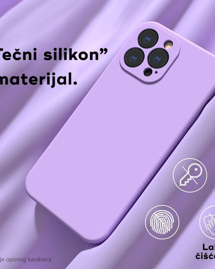 Maska za iPhone 17 Air 6.6 crna Teracell Soft Velvet