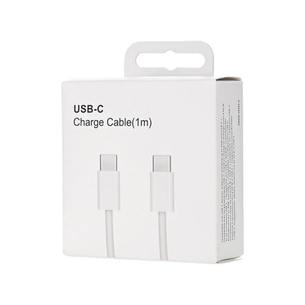 Data kabl L za iPhone 15-17 60W Type C na Type C beli 1m