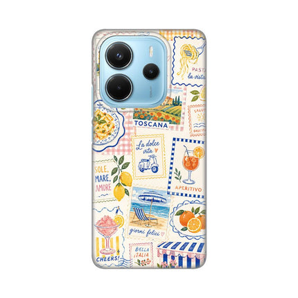 Maska za Xiaomi Redmi Note 14 4G (SRB) Toscana Collage Silikonska Print
