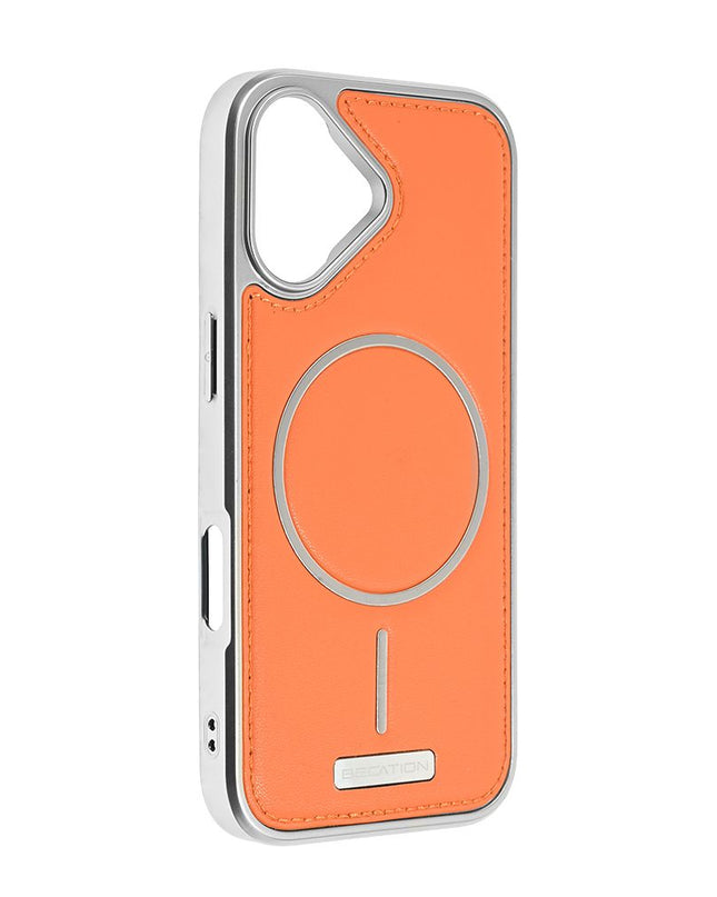 Maska za iPhone 17 6.3 narandzasta Magsafe Urban Leather