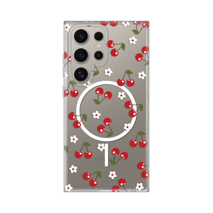 Maska za Samsung S928B Galaxy S24 Ultra Cute Cherries Print Magsafe