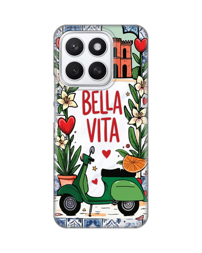 Maska za Honor X8c Bella Vita Silikonska Print Skin