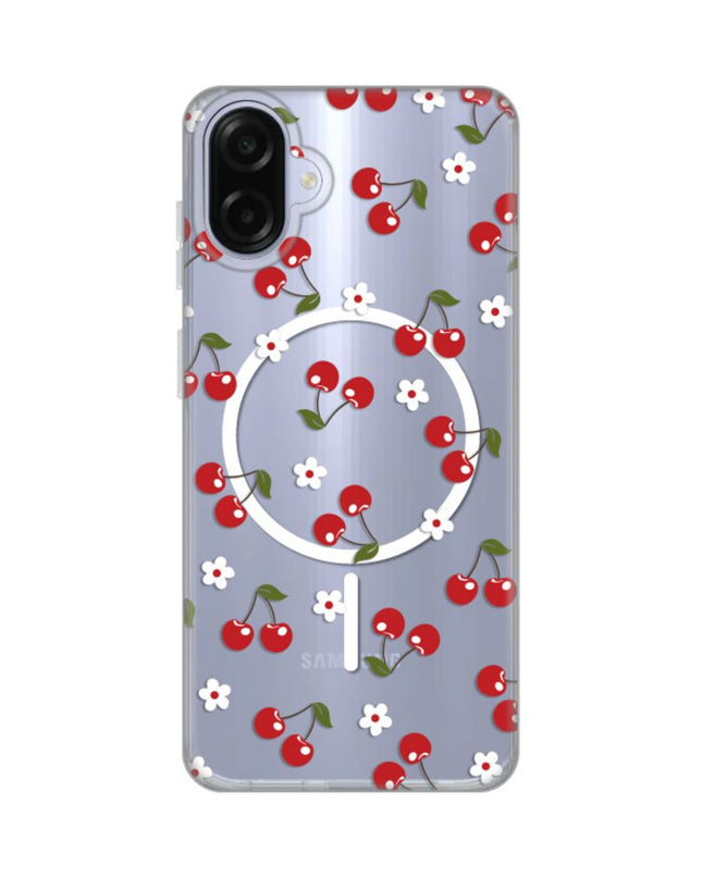 Maska za Samsung A075F Galaxy A07 Cute Cherries Print Magsafe