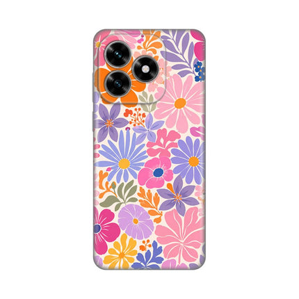 Maska za Honor X5c Plus Sunny Petals Silikonska Print