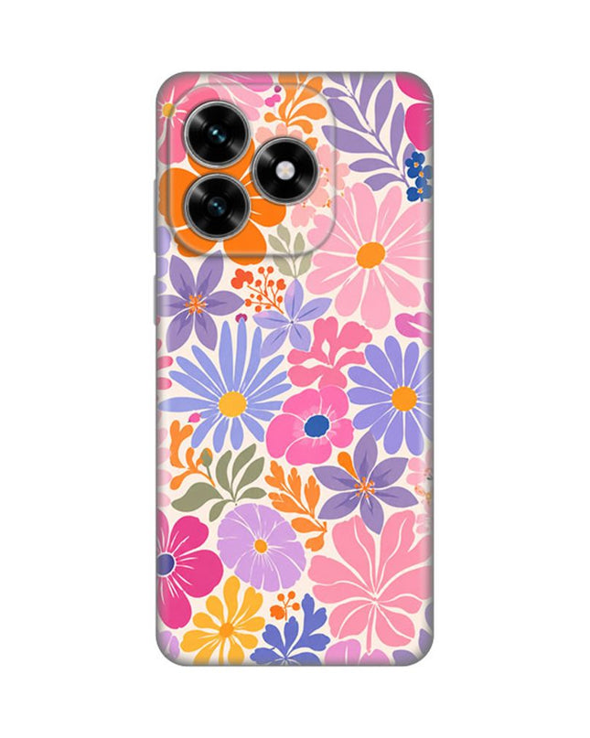 Maska za Honor X5c Plus Sunny Petals Silikonska Print