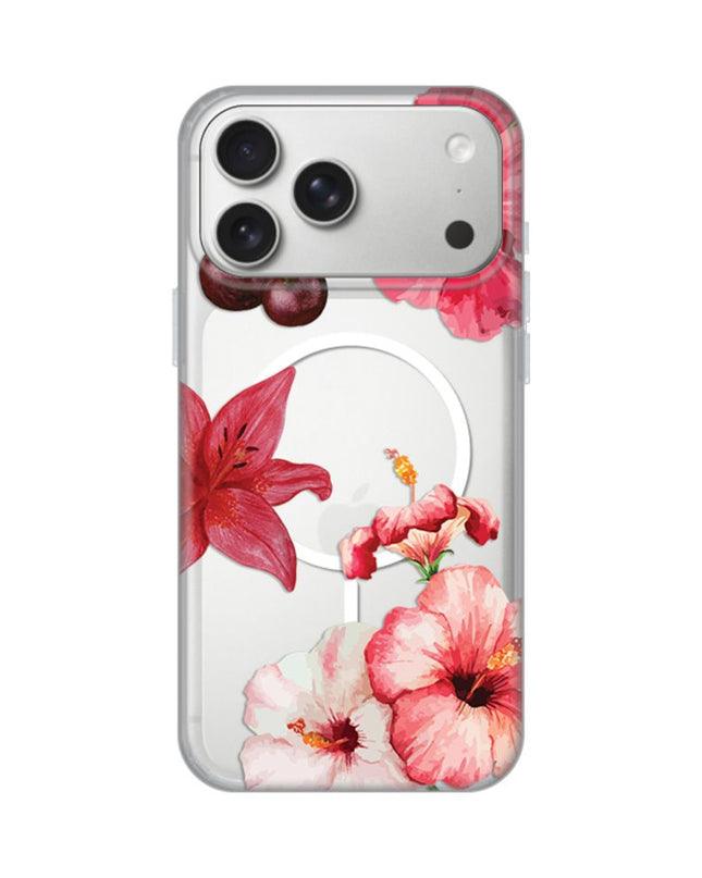 Maska za iPhone 17 Pro Max 6.9 Hibiscus Print Magsafe