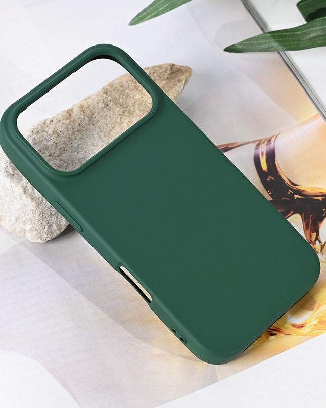 Maska za iPhone 17 Pro 6.3 tamno zelena Teracell Soft Velvet