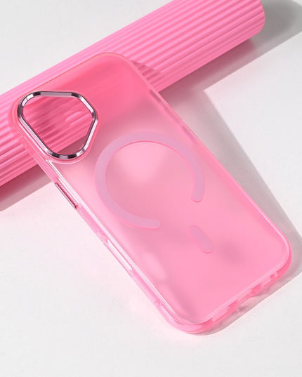 Maska za iPhone 16 6.1 roze Magsafe Glow