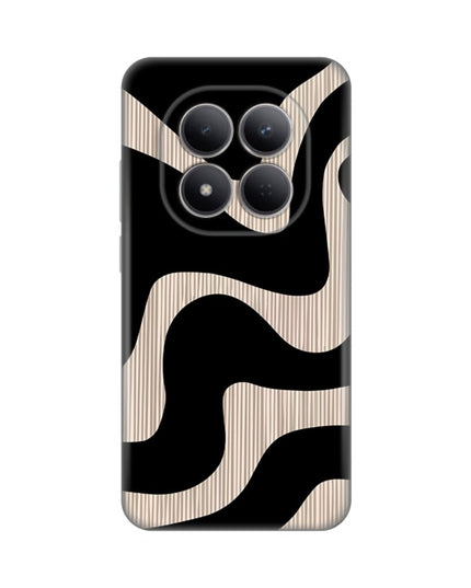 Maska za Xiaomi Redmi Note 15 Pro 5G Black Flow Silikonska Print Skin