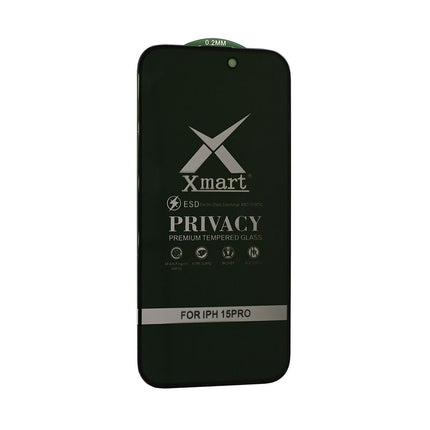 Zastitno staklo Tempered glass X mart 9D Privacy za iPhone 15 Pro 6.1
