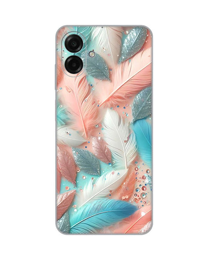 Maska za Samsung A075F Galaxy A07 Pastel Feathers Silikonska Print