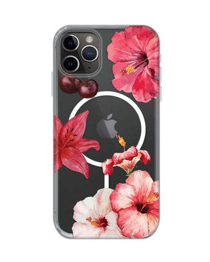 Maska za iPhone 11 Pro Max 6.5 Hibiscus Print Magsafe