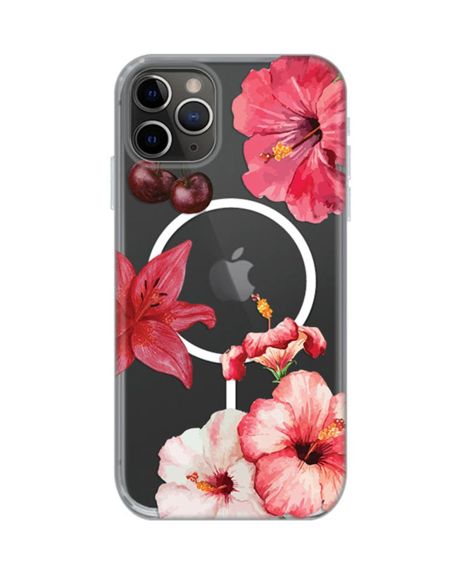Maska za iPhone 11 Pro Max 6.5 Hibiscus Print Magsafe