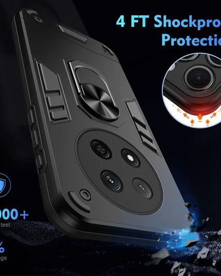 Maska za Honor Magic 7 Lite plava Hard Ring