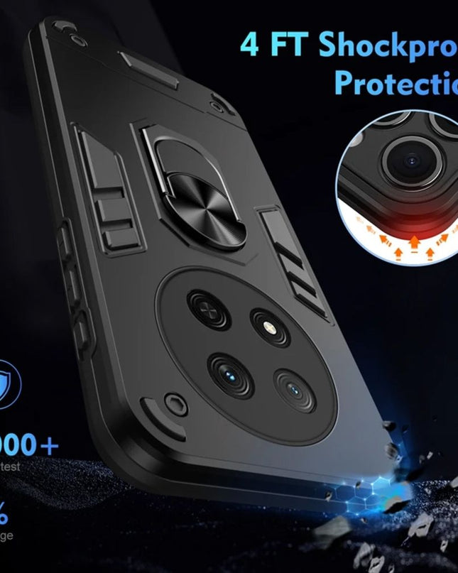 Maska za Honor Magic 7 Lite plava Hard Ring