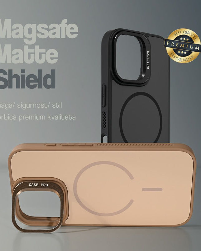 Maska za iPhone 17 Air 6.6 roze Magsafe Matte Shield