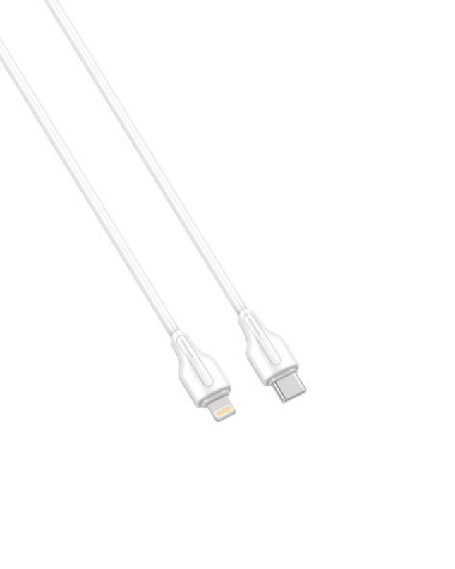 Data kabl LDNIO LC121-I 30W QC Type C na iPhone lightning 1m beli