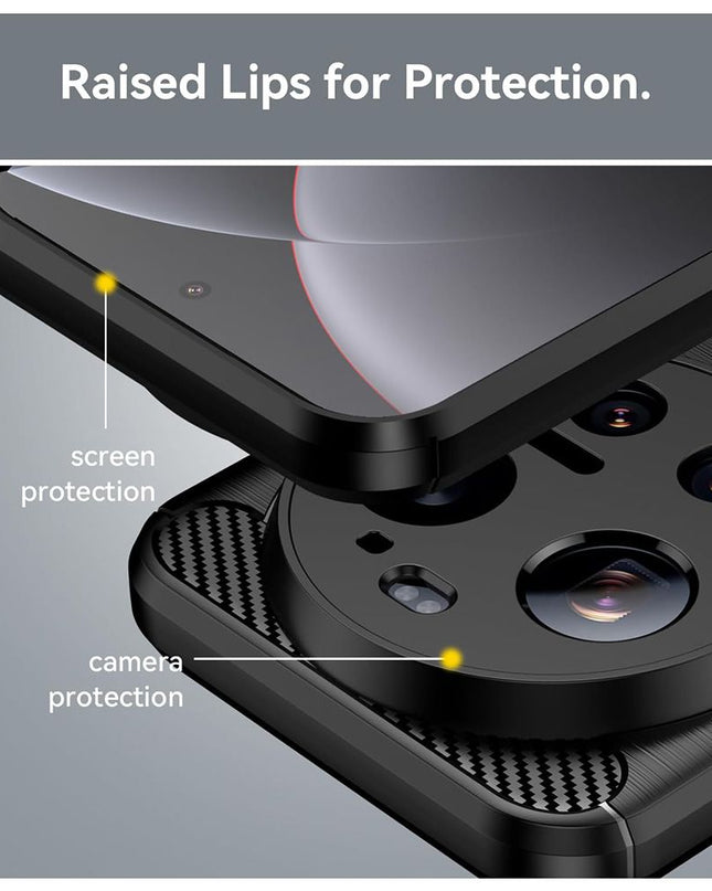 Maska za Xiaomi 17 Ultra crna Defender Safeguard