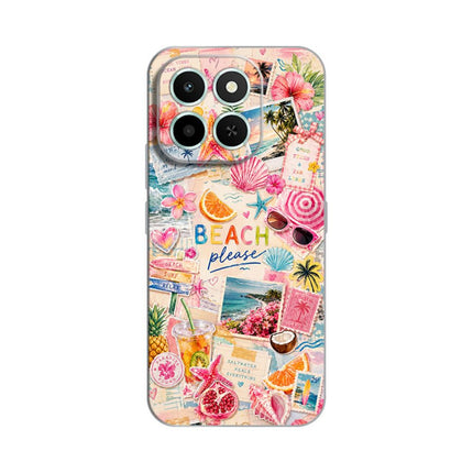 Maska za Honor X6c Beach Please Silikonska Print Skin