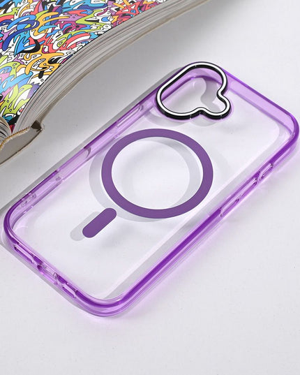 Maska za iPhone 16 6.1 ljubicasta Magsafe Color Pop