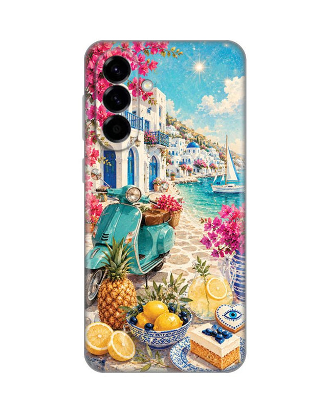 Maska za Samsung A576B Galaxy A57 5G Summer in Greece Silikonska Print Skin