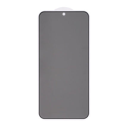 Zastitno staklo Tempered Glass Privacy Teracell Titan 2.5D za Samsung S926B/S936B Galaxy S24 Plus/S25 Plus crni (fingerprint unlock)