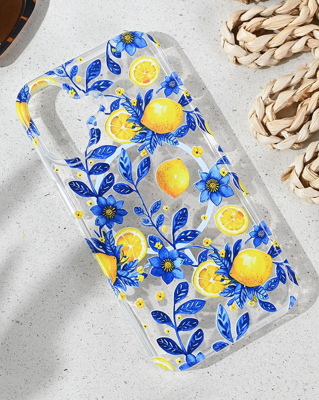 Torbica Print Magsafe za iPhone 16 6.1 Mediteran Lemon