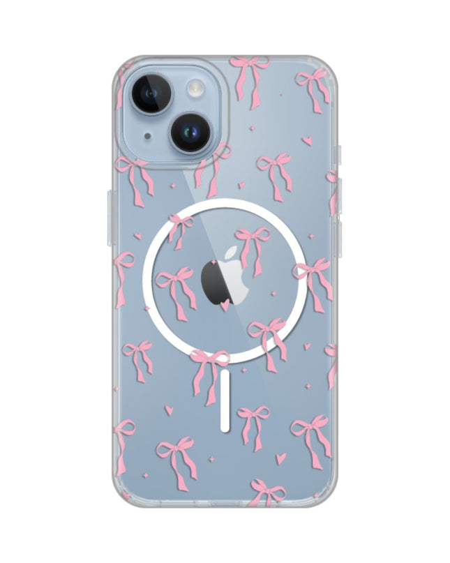 Maska za iPhone 13/14 6.1 Cute Bows Print Magsafe