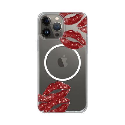 Maska za iPhone 13 Pro Max 6.7 Kisses Print Magsafe
