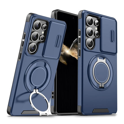 Maska za Samsung S948B Galaxy S26 Ultra plava CamShield Ring stand