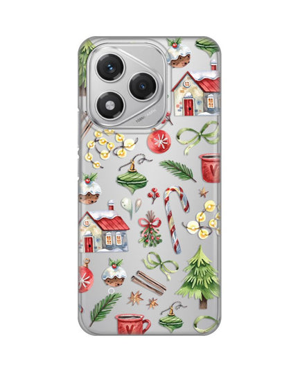 Maska za Honor 400 Lite Winter Spirit Silikonska Print Skin