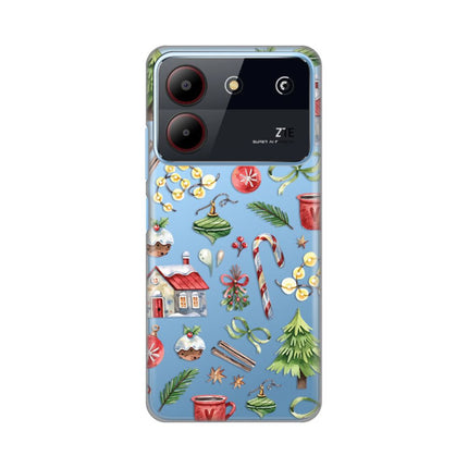 Maska za ZTE Blade A54 Winter Spirit Silikonska Print Skin
