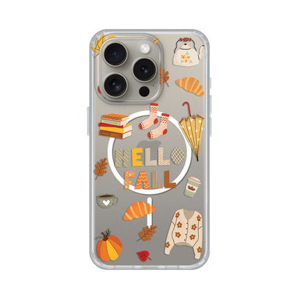 Maska za iPhone 16 Pro 6.3 Hello Fall Print Magsafe