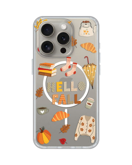 Maska za iPhone 16 Pro 6.3 Hello Fall Print Magsafe