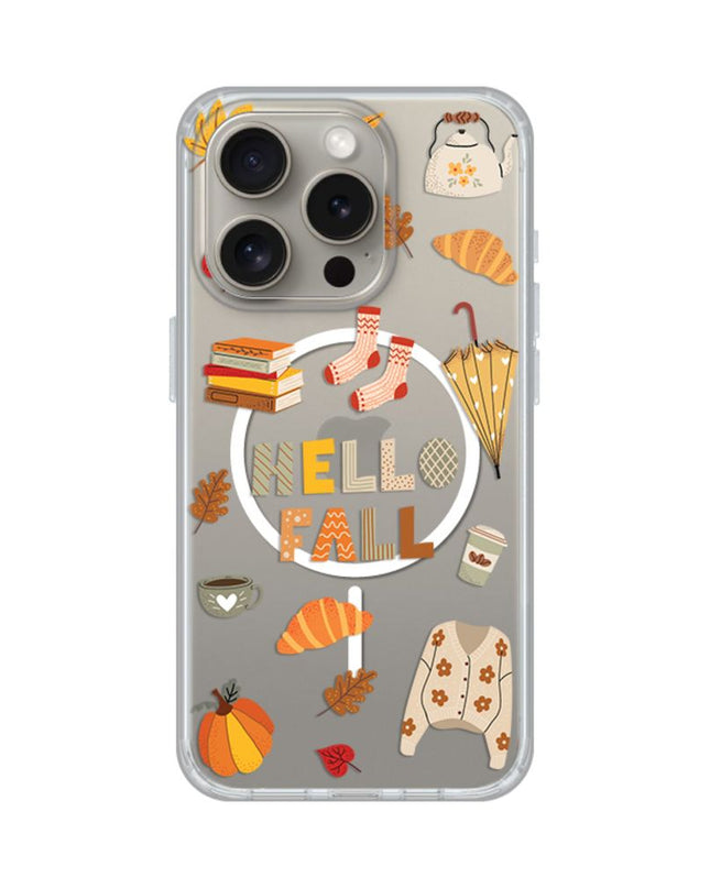 Maska za iPhone 16 Pro 6.3 Hello Fall Print Magsafe