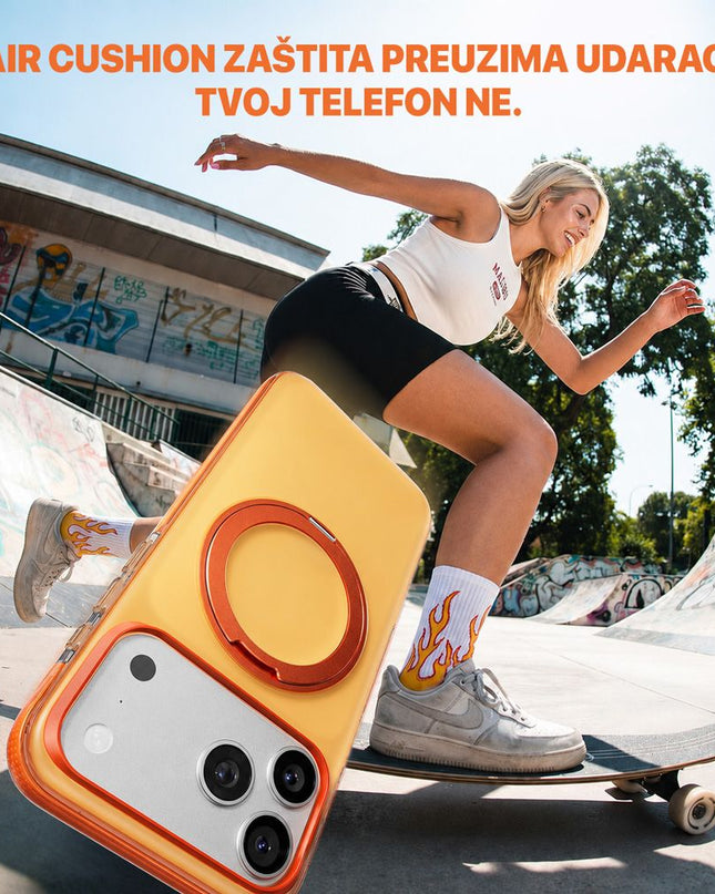 Maska za iPhone 13 6.1 svetlo plava Magsafe Color Ring