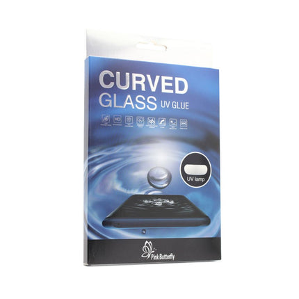 Zastitno Staklo Tempered glass UV Glue Full Cover + Lampa za iPhone XR